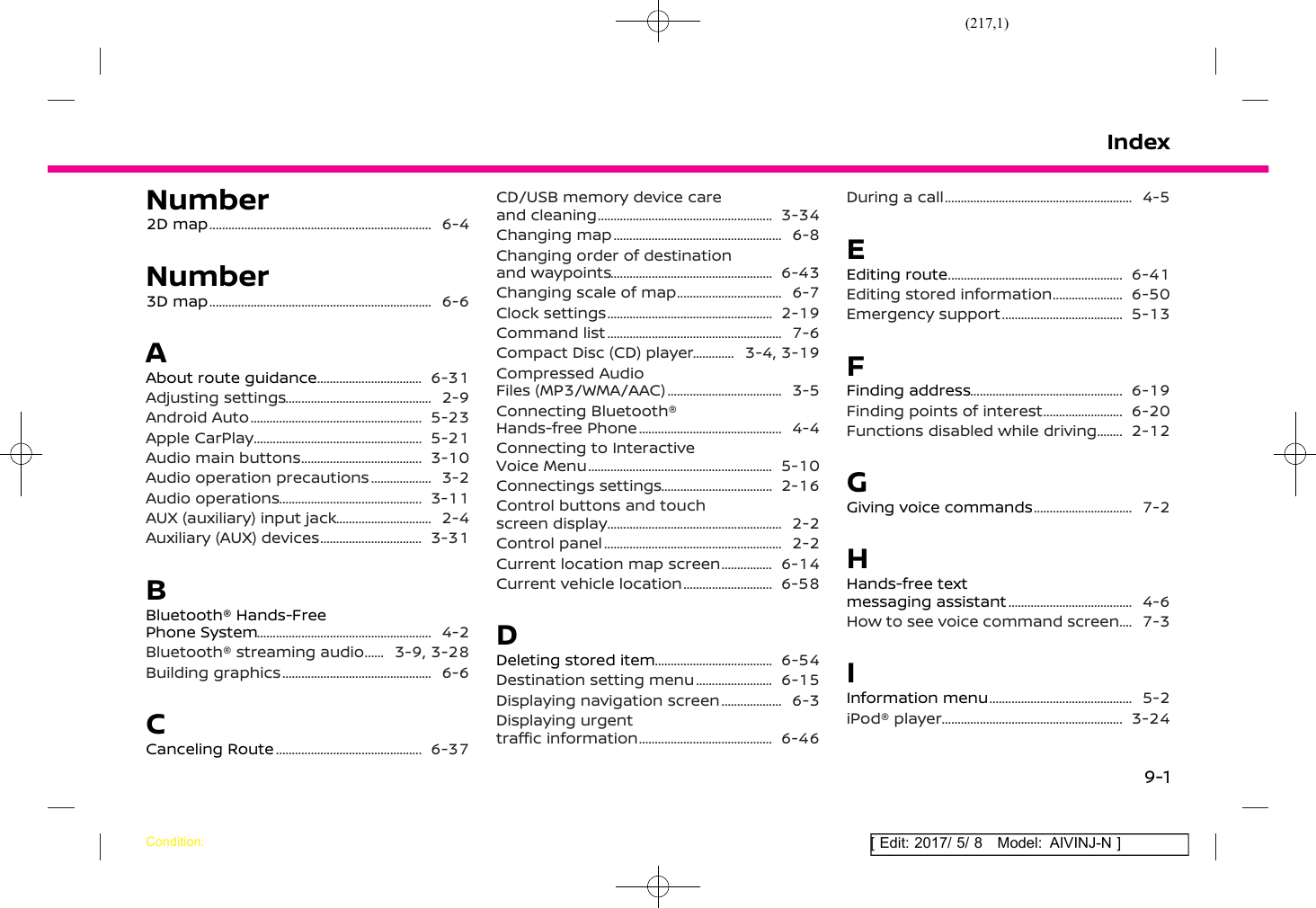 Page 217 of Robert Bosch Car Multimedia AIVICMFB0 Navigation System with Bluetooth and WLAN User Manual