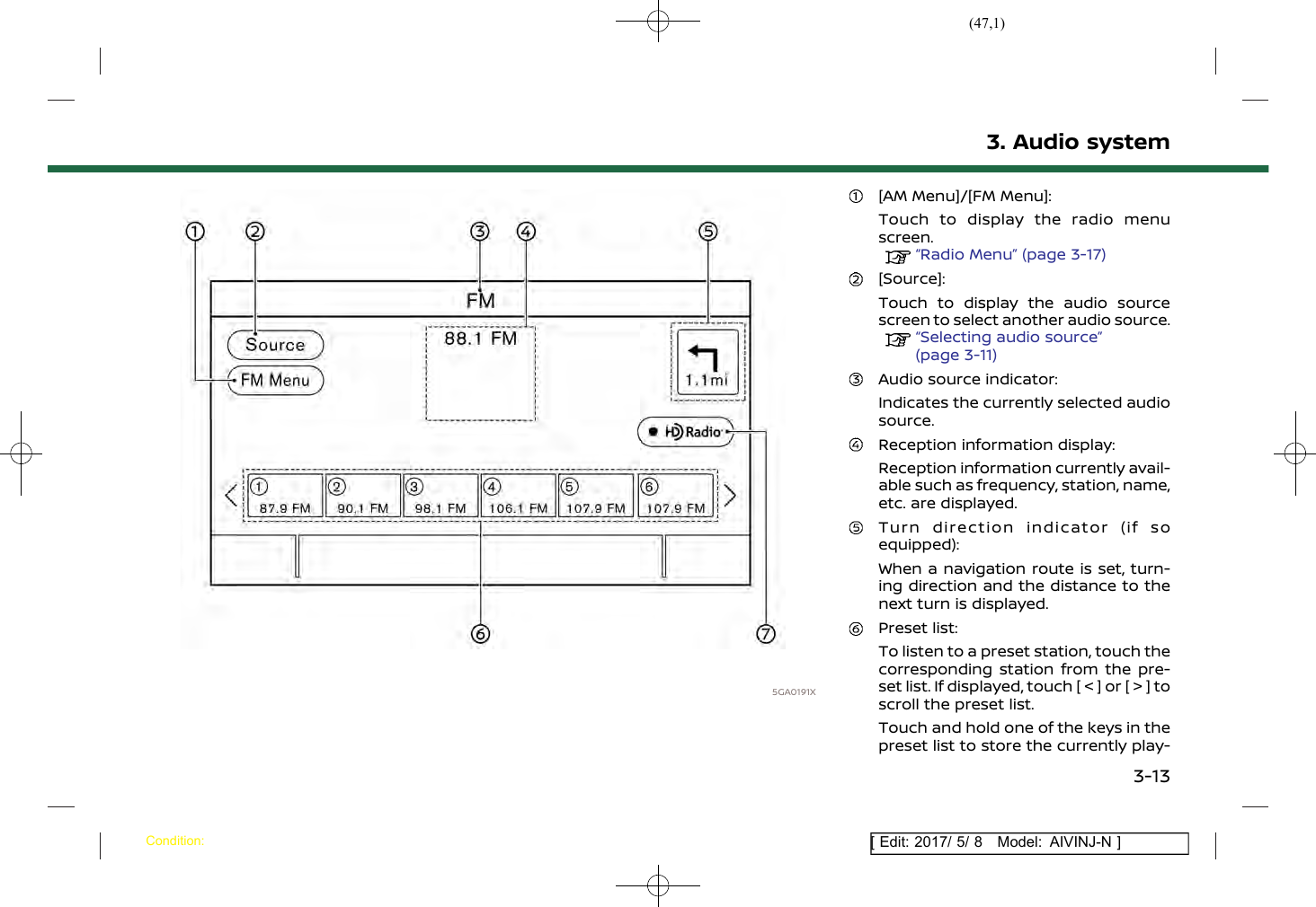 Page 47 of Robert Bosch Car Multimedia AIVICMFB0 Navigation System with Bluetooth and WLAN User Manual