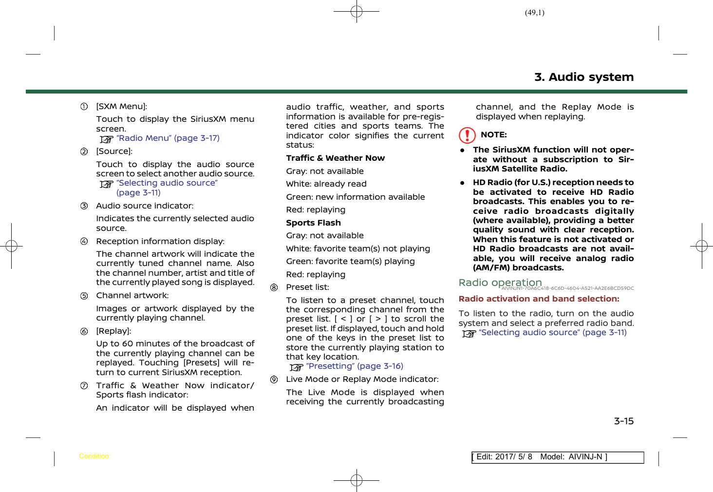 Page 49 of Robert Bosch Car Multimedia AIVICMFB0 Navigation System with Bluetooth and WLAN User Manual