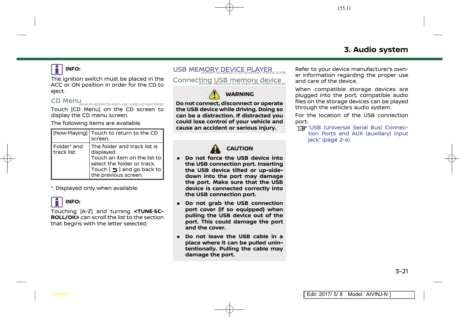 Page 55 of Robert Bosch Car Multimedia AIVICMFB0 Navigation System with Bluetooth and WLAN User Manual