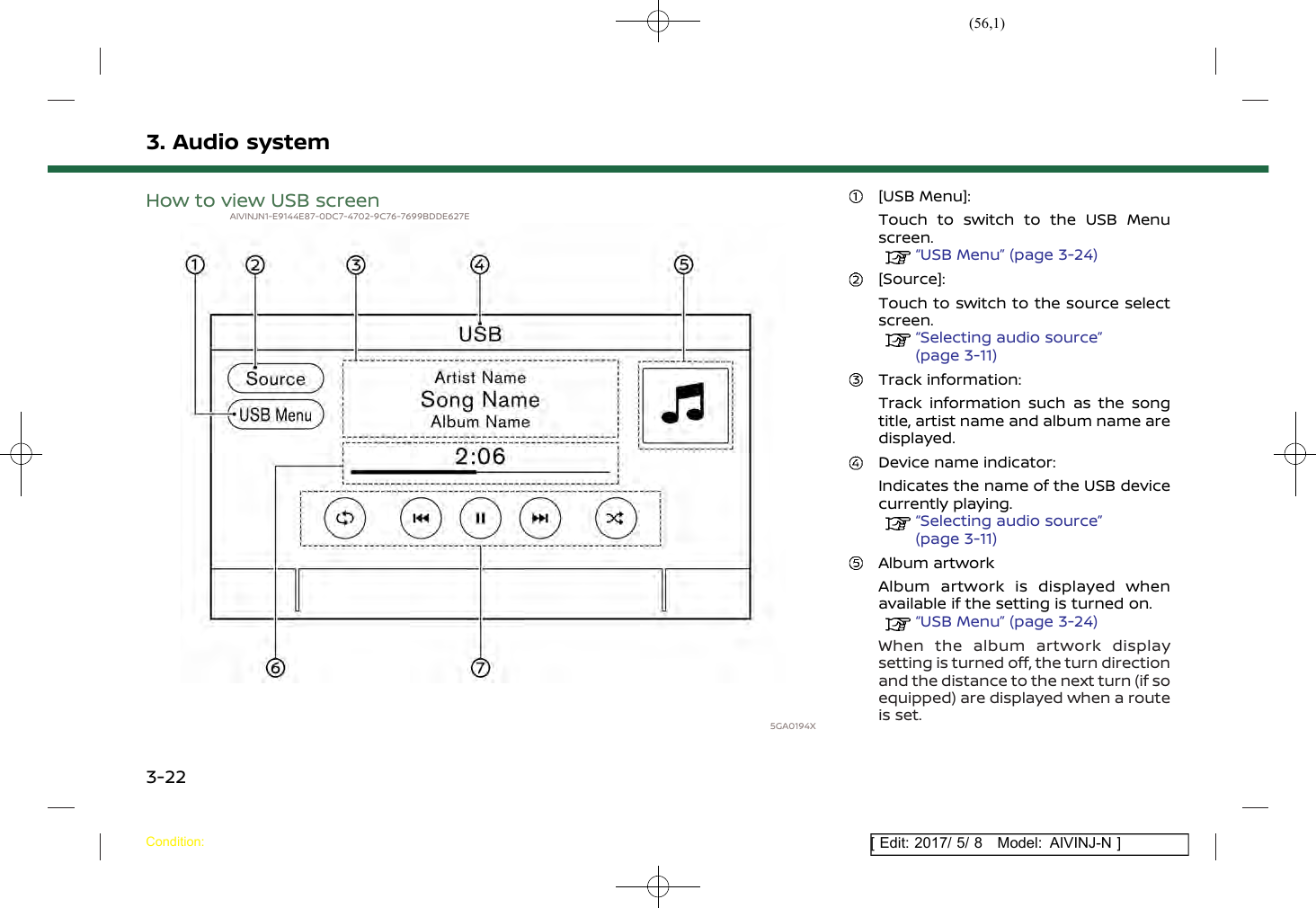 Page 56 of Robert Bosch Car Multimedia AIVICMFB0 Navigation System with Bluetooth and WLAN User Manual