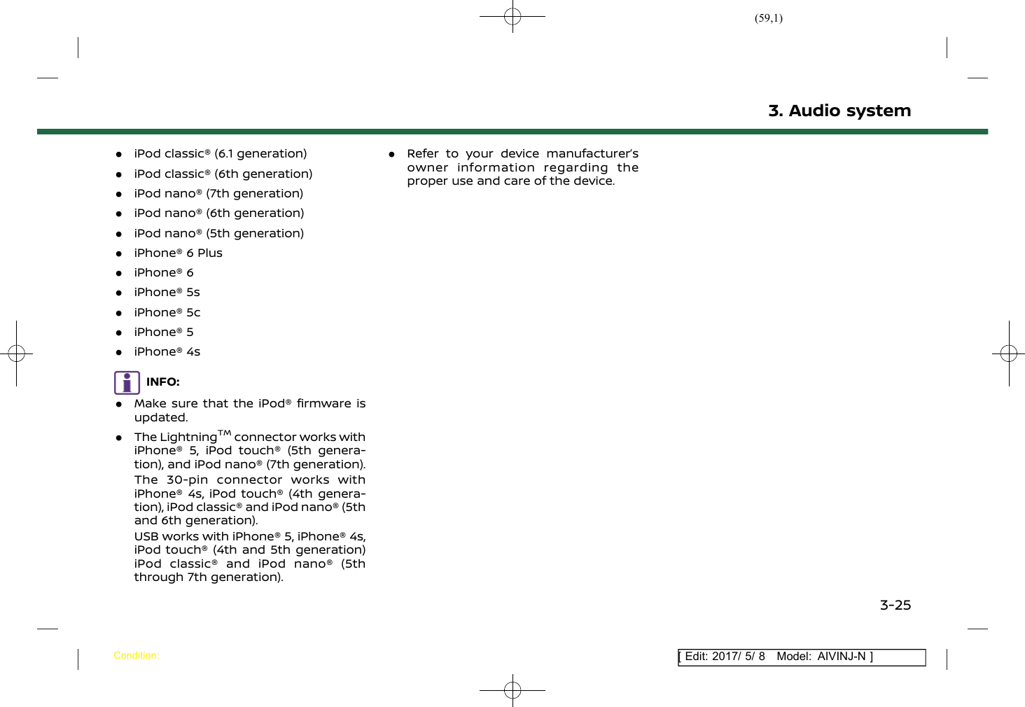 Page 59 of Robert Bosch Car Multimedia AIVICMFB0 Navigation System with Bluetooth and WLAN User Manual