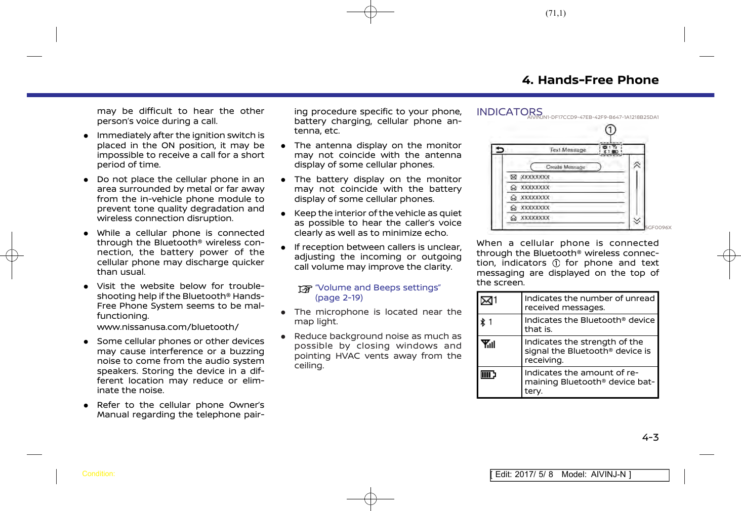 Page 71 of Robert Bosch Car Multimedia AIVICMFB0 Navigation System with Bluetooth and WLAN User Manual