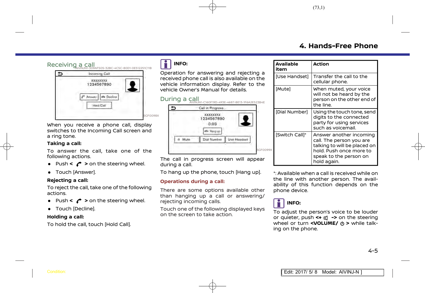 Page 73 of Robert Bosch Car Multimedia AIVICMFB0 Navigation System with Bluetooth and WLAN User Manual