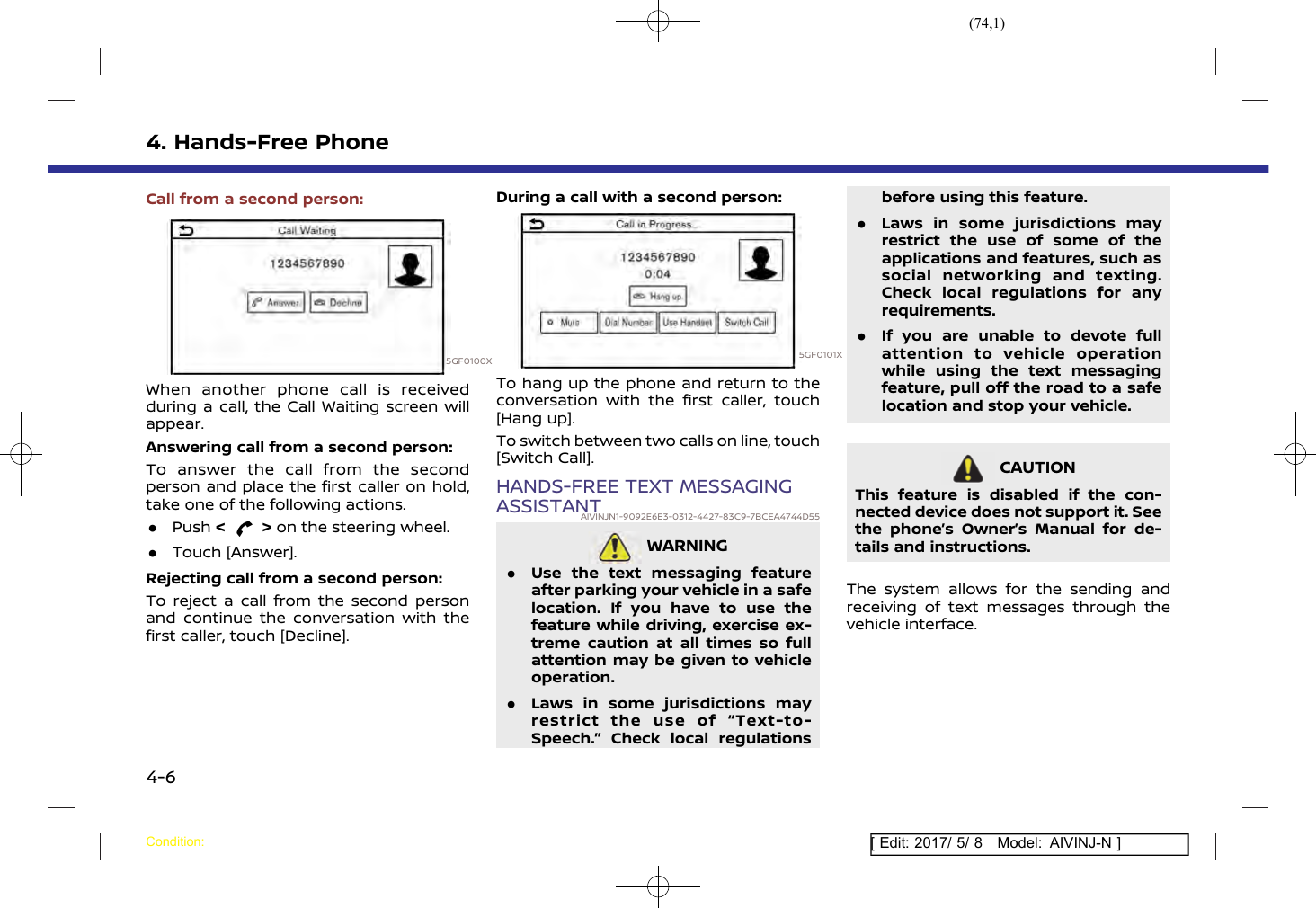 Page 74 of Robert Bosch Car Multimedia AIVICMFB0 Navigation System with Bluetooth and WLAN User Manual