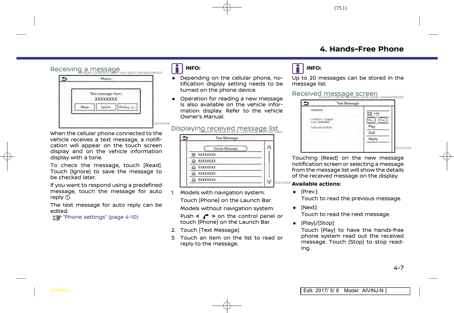 Page 75 of Robert Bosch Car Multimedia AIVICMFB0 Navigation System with Bluetooth and WLAN User Manual