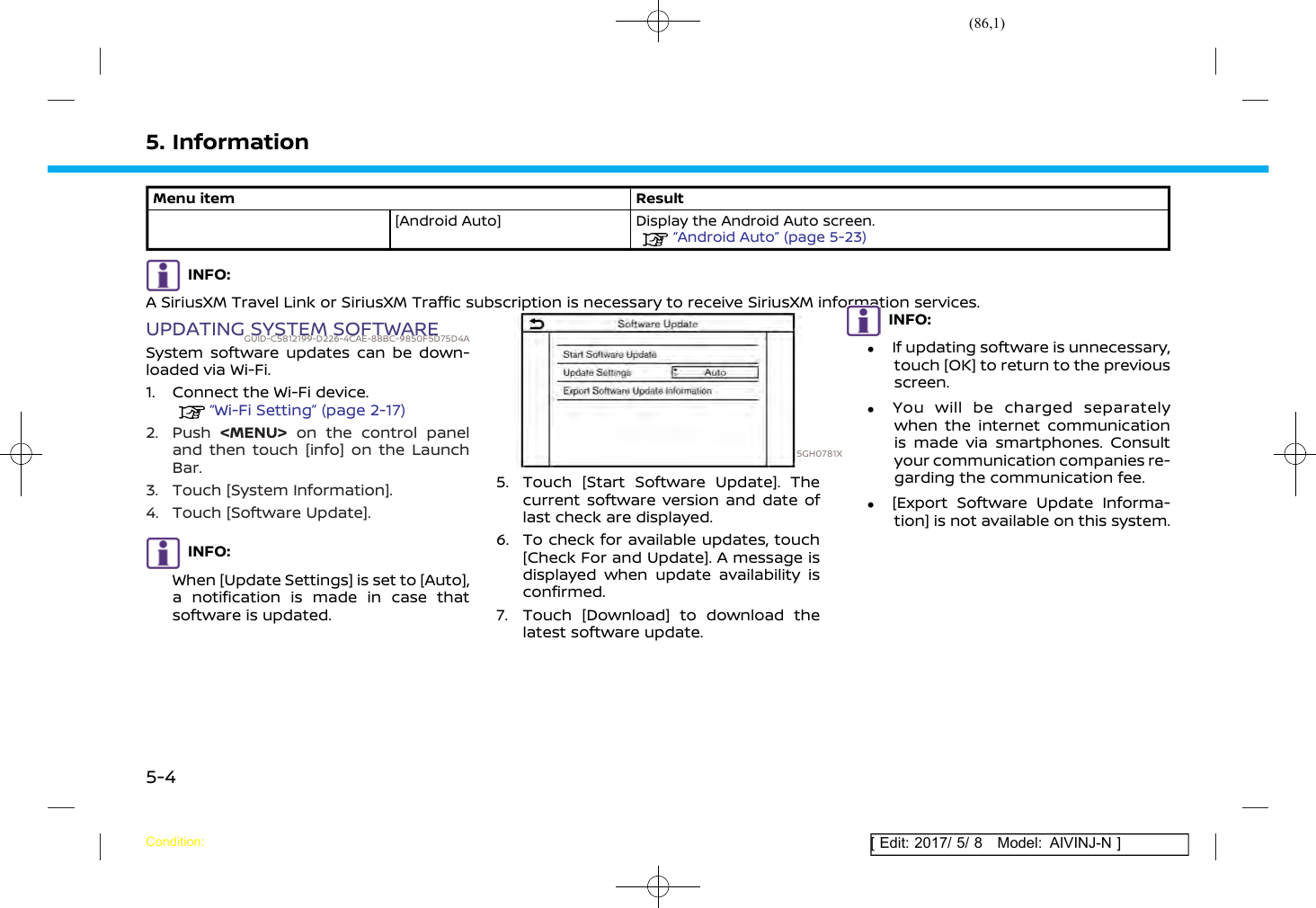 Page 86 of Robert Bosch Car Multimedia AIVICMFB0 Navigation System with Bluetooth and WLAN User Manual