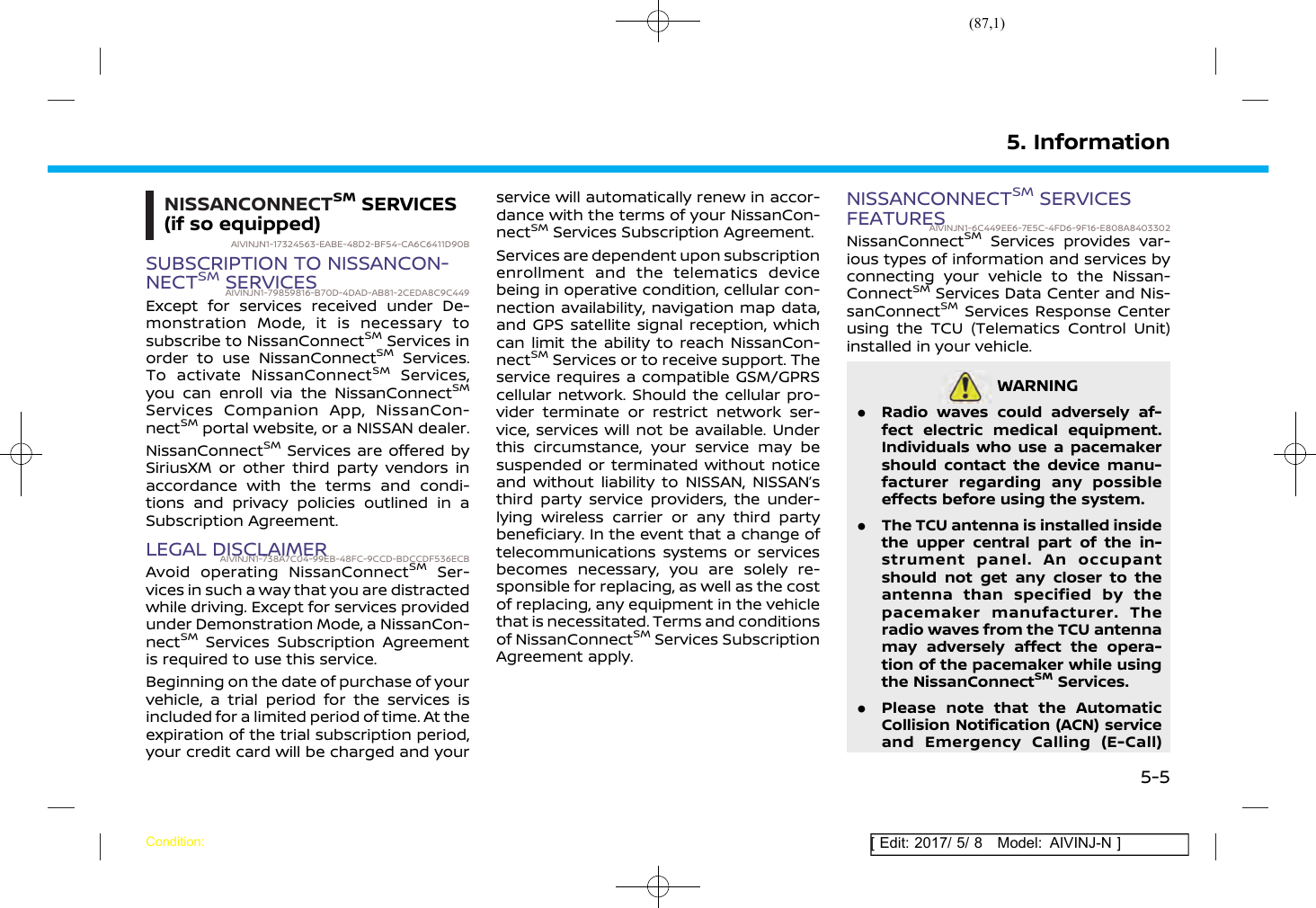 Page 87 of Robert Bosch Car Multimedia AIVICMFB0 Navigation System with Bluetooth and WLAN User Manual