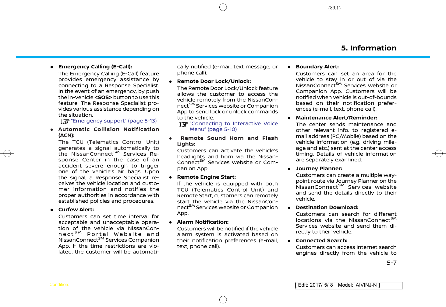 Page 89 of Robert Bosch Car Multimedia AIVICMFB0 Navigation System with Bluetooth and WLAN User Manual