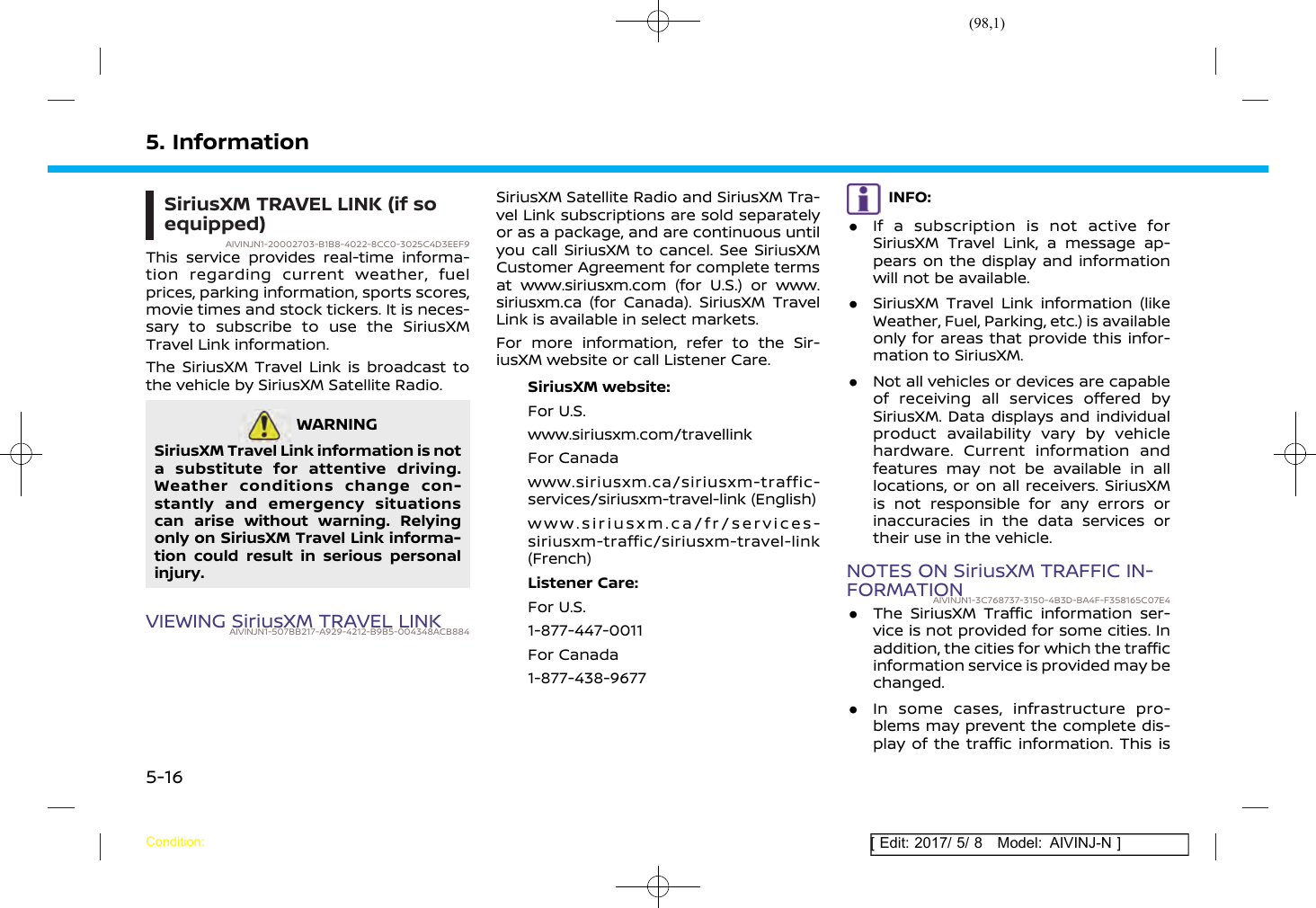 Page 98 of Robert Bosch Car Multimedia AIVICMFB0 Navigation System with Bluetooth and WLAN User Manual