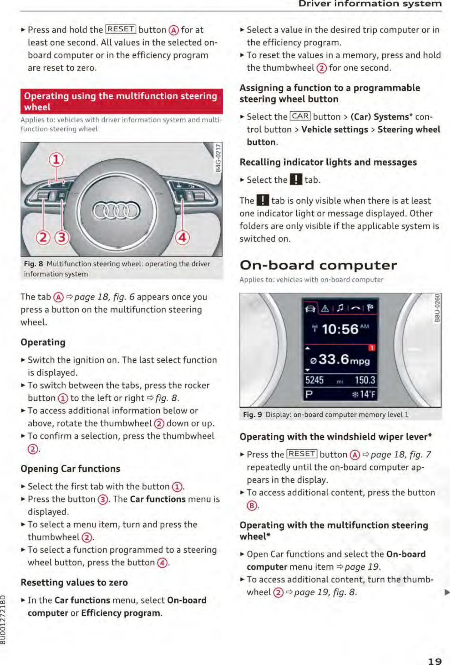 Page 21 of Robert Bosch Car Multimedia AUFPK20 Instrument cluster with immobilizer User Manual part 1