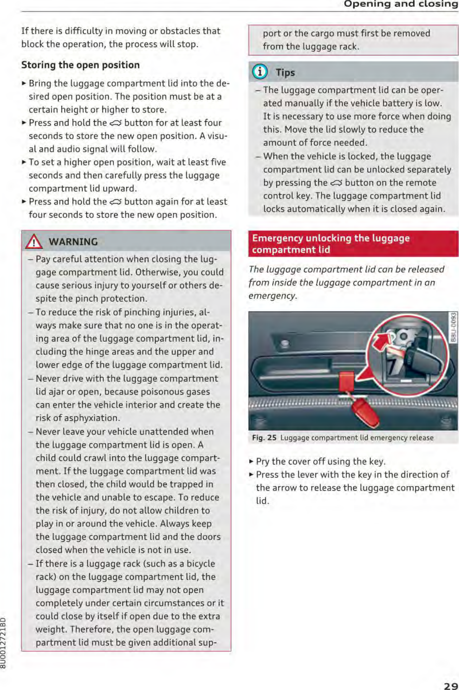 Page 31 of Robert Bosch Car Multimedia AUFPK20 Instrument cluster with immobilizer User Manual part 1