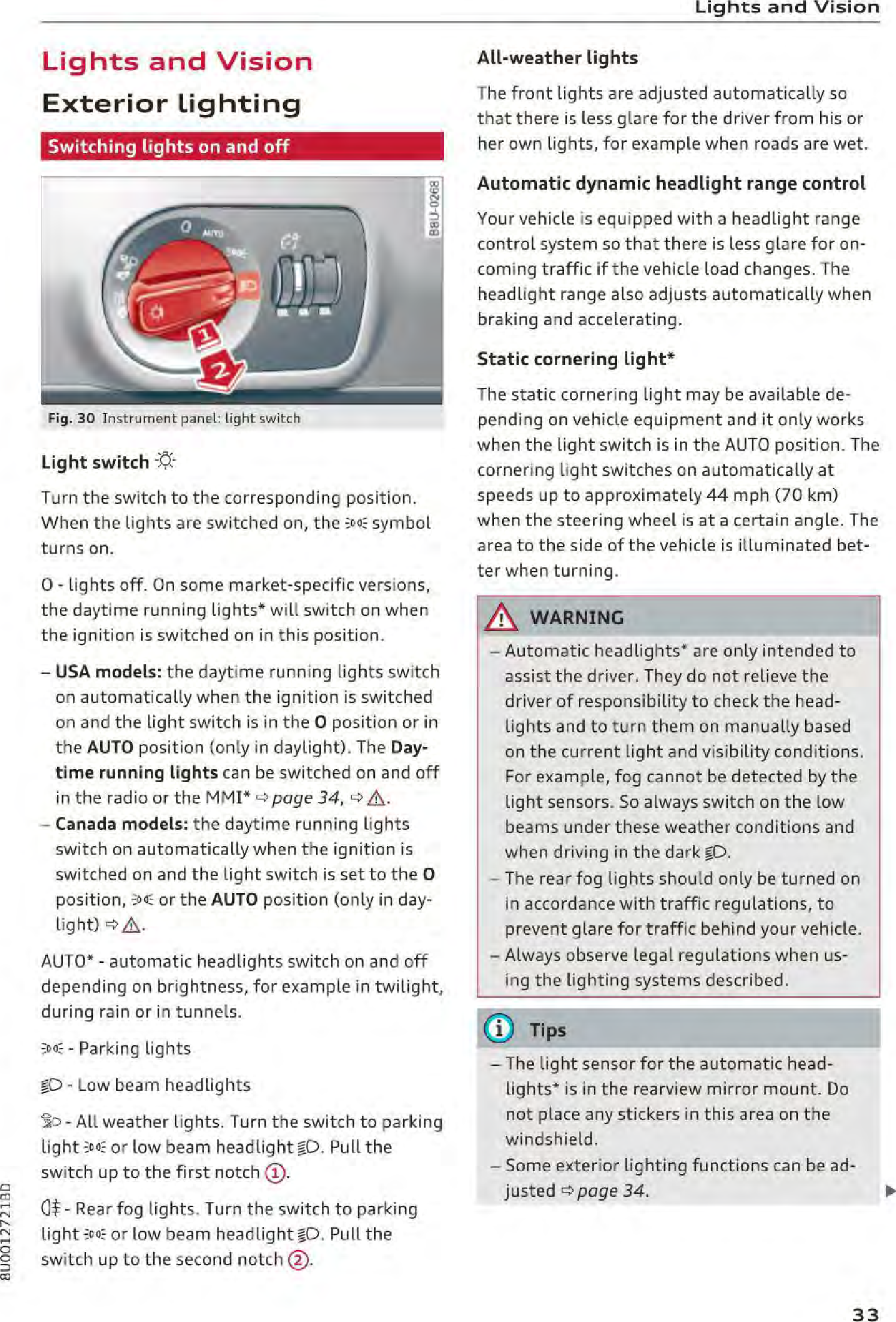 Page 35 of Robert Bosch Car Multimedia AUFPK20 Instrument cluster with immobilizer User Manual part 1