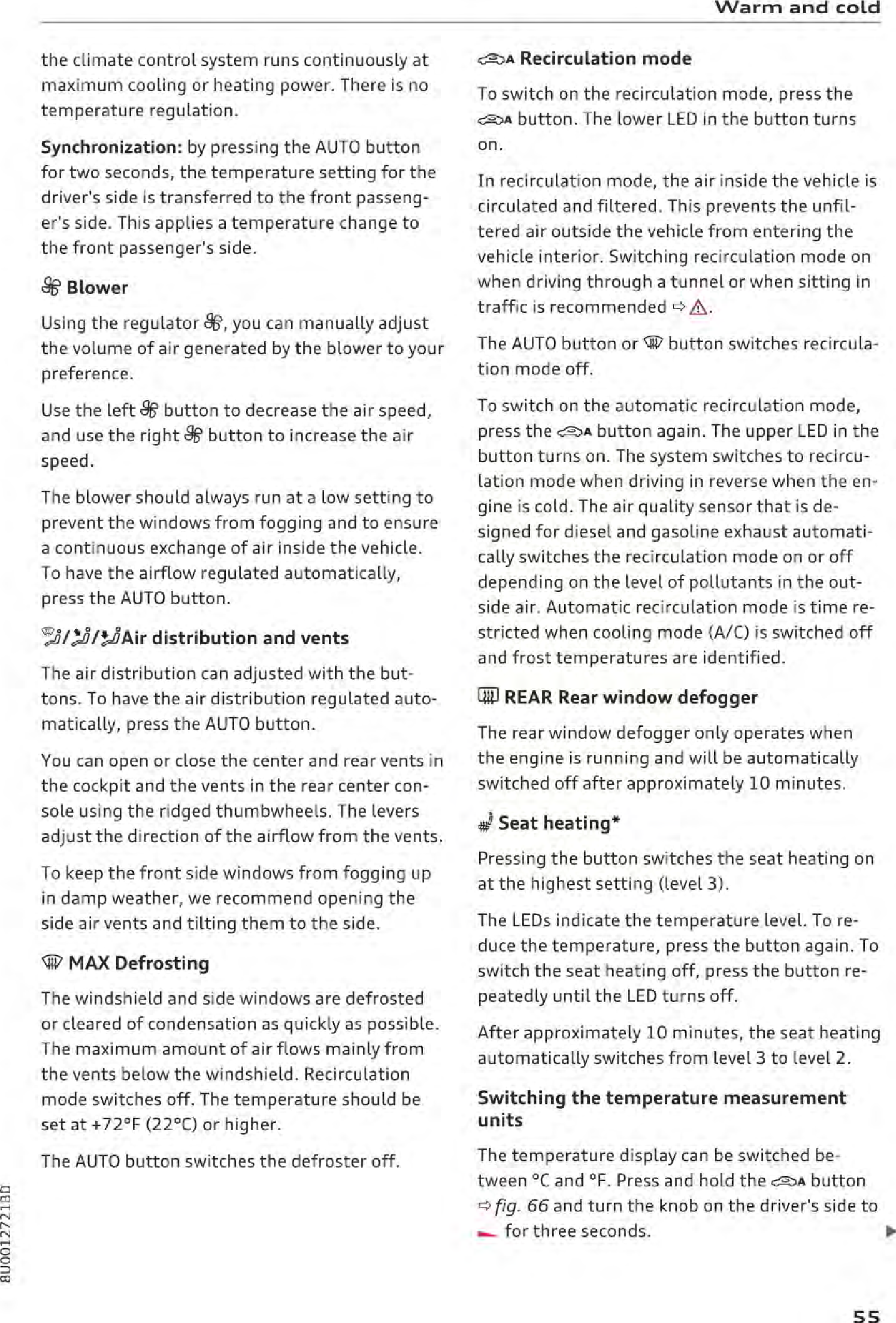 Page 57 of Robert Bosch Car Multimedia AUFPK20 Instrument cluster with immobilizer User Manual part 1