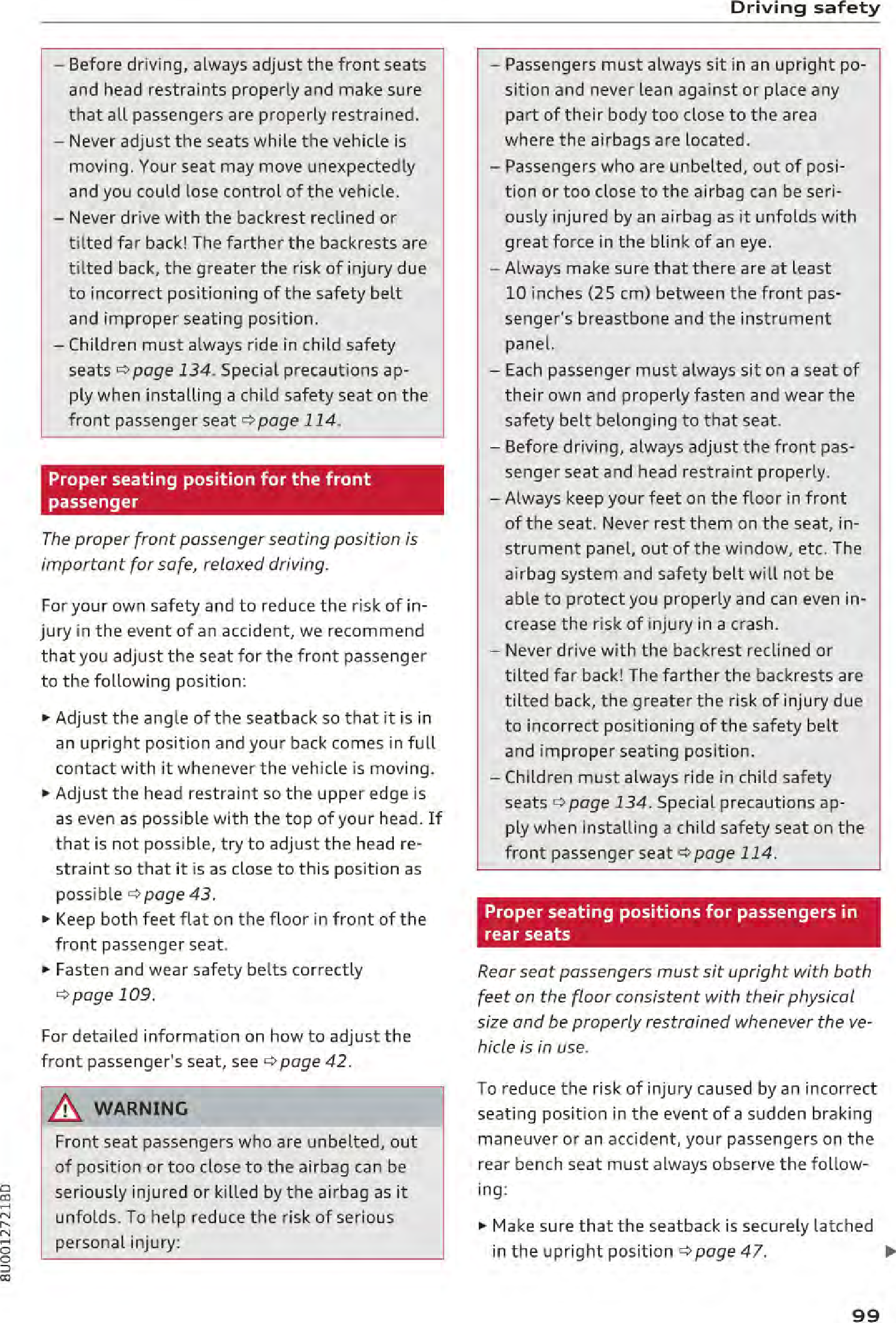 Page 43 of Robert Bosch Car Multimedia AUFPK20 Instrument cluster with immobilizer User Manual part 2