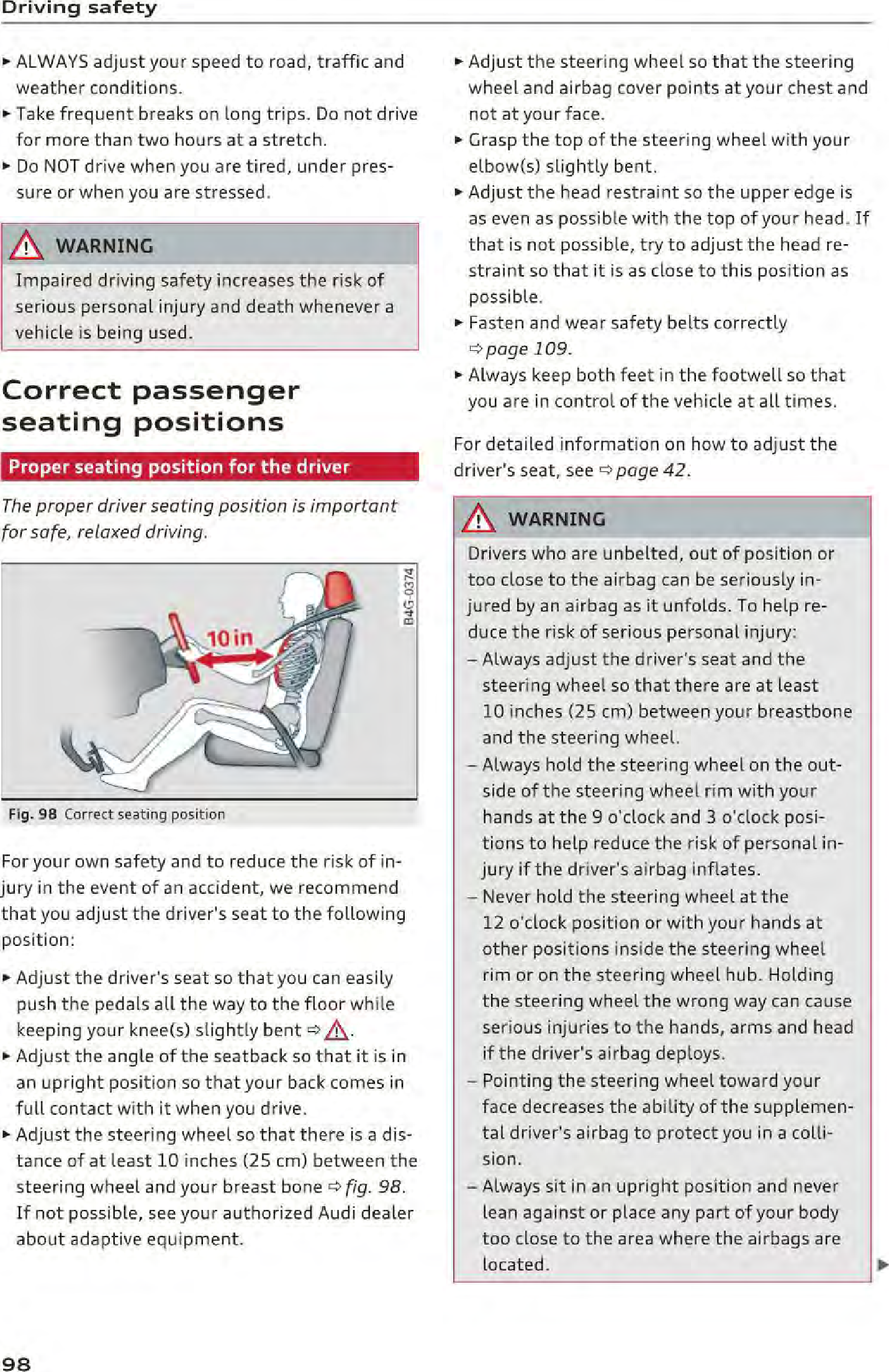 Page 42 of Robert Bosch AUFPK20 Instrument cluster with immobilizer User Manual part 2
