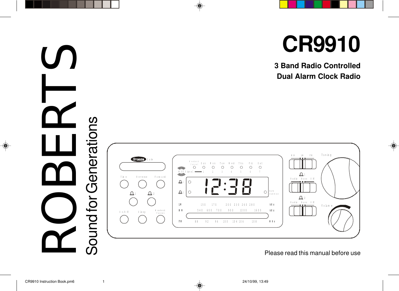 Page 1 of 12 - Roberts-Radio Roberts-Radio-Cr9910-Users-Manual- CR9910 Instruction Book  Roberts-radio-cr9910-users-manual