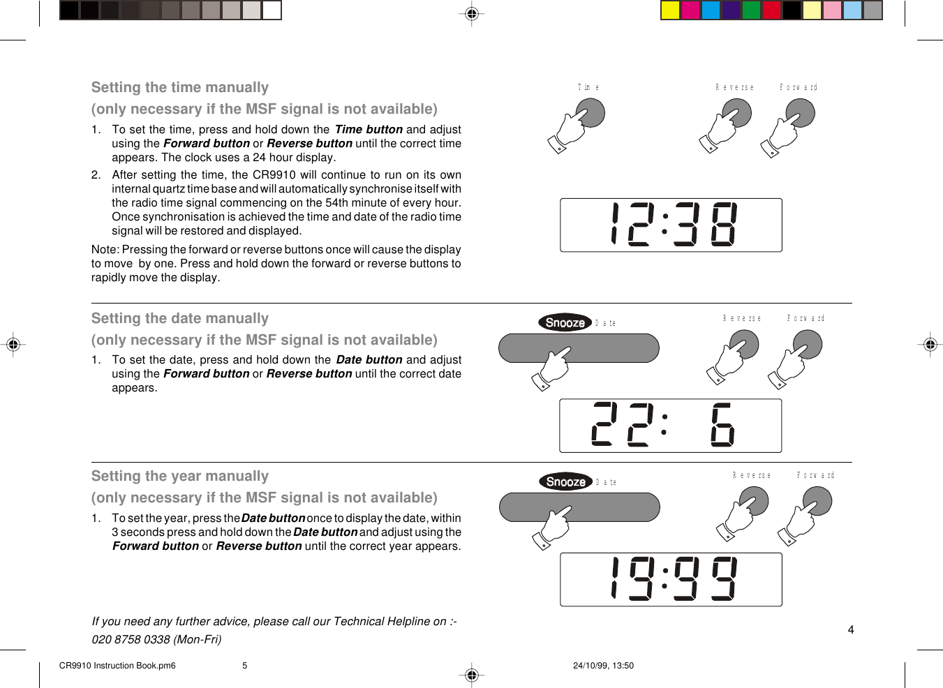 Page 5 of 12 - Roberts-Radio Roberts-Radio-Cr9910-Users-Manual- CR9910 Instruction Book  Roberts-radio-cr9910-users-manual