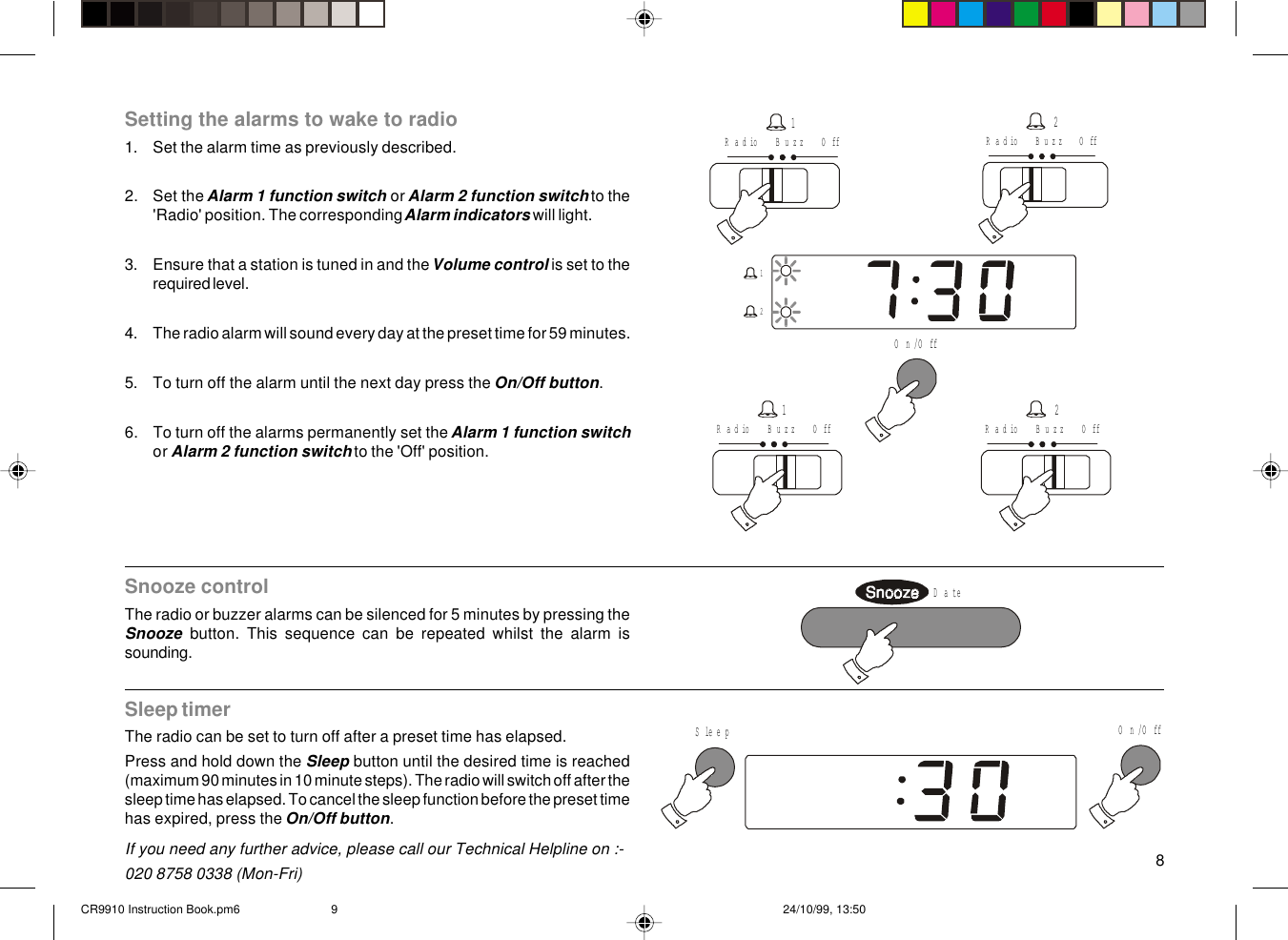 Page 9 of 12 - Roberts-Radio Roberts-Radio-Cr9910-Users-Manual- CR9910 Instruction Book  Roberts-radio-cr9910-users-manual