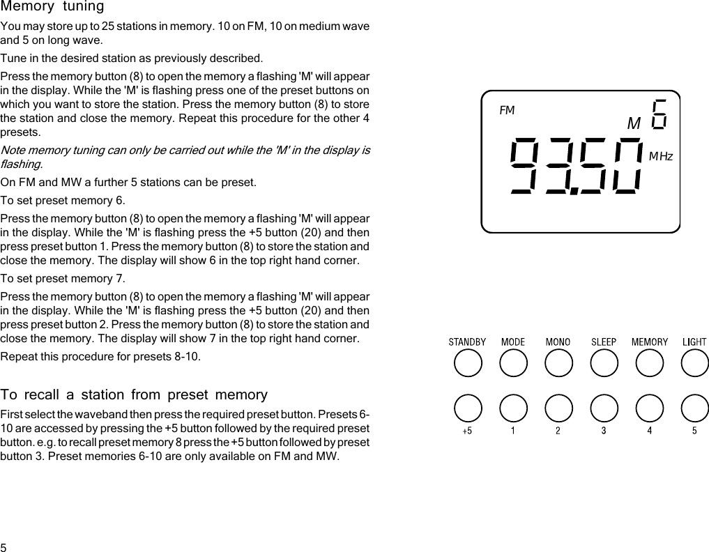 Page 6 of 12 - Roberts-Radio Roberts-Radio-R737-Users-Manual- R737 Instruction Book  Roberts-radio-r737-users-manual