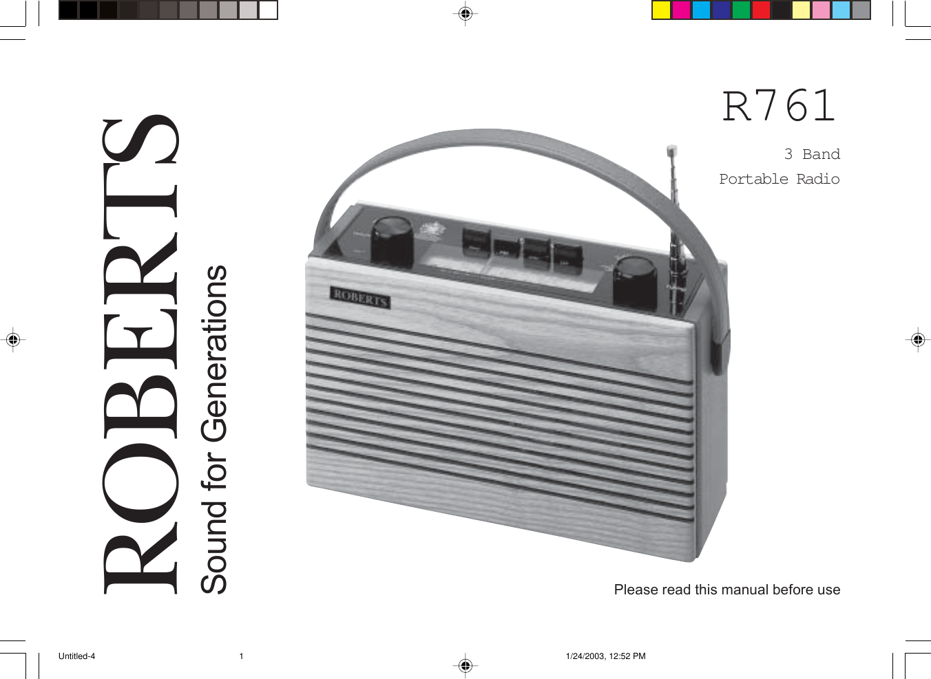 Roberts Radio R761 Users Manual 4