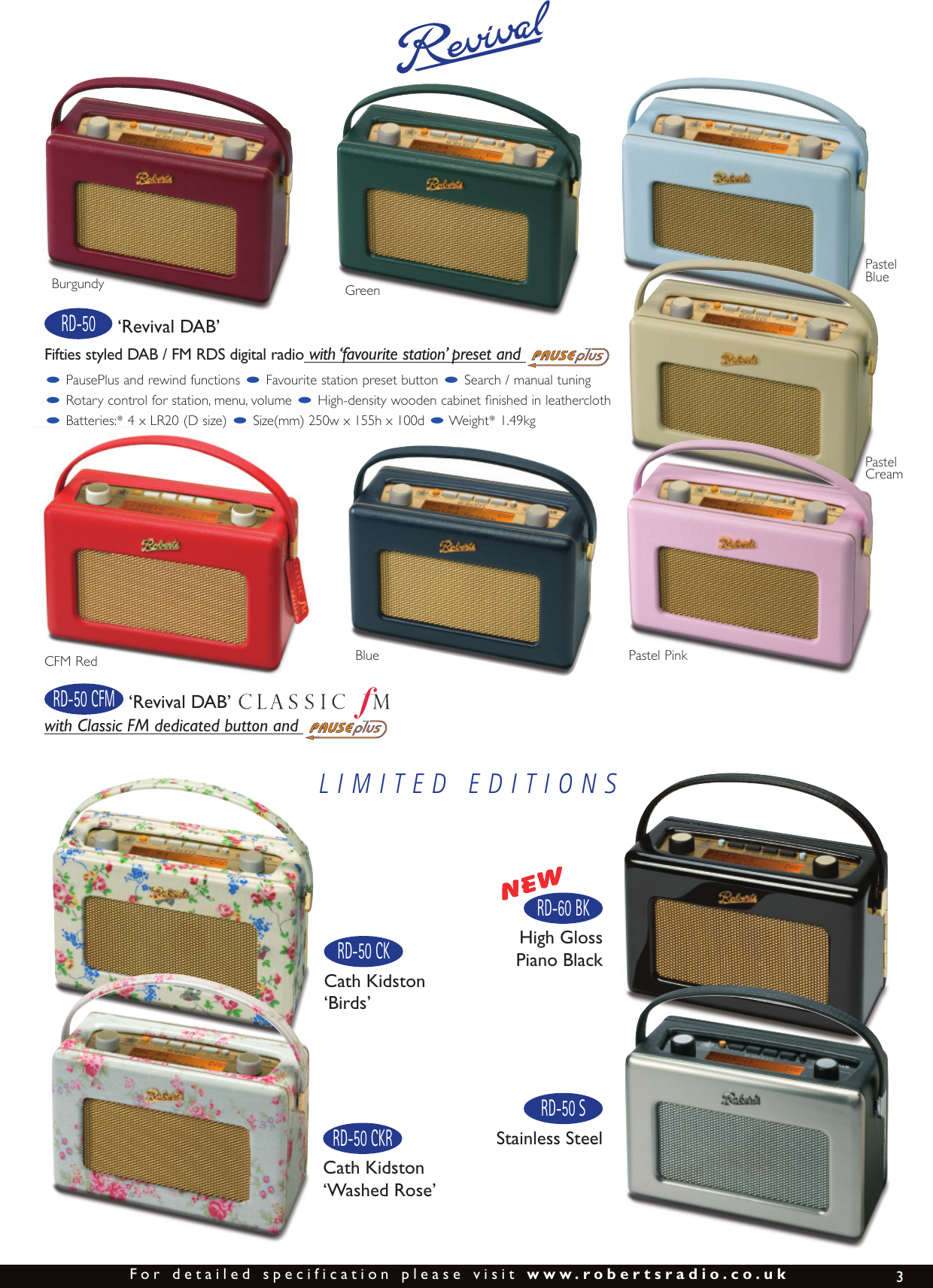 Page 3 of 8 - Roberts-Radio Roberts-Radio-The-Digital-Radio-Collection-Users-Manual-  Roberts-radio-the-digital-radio-collection-users-manual