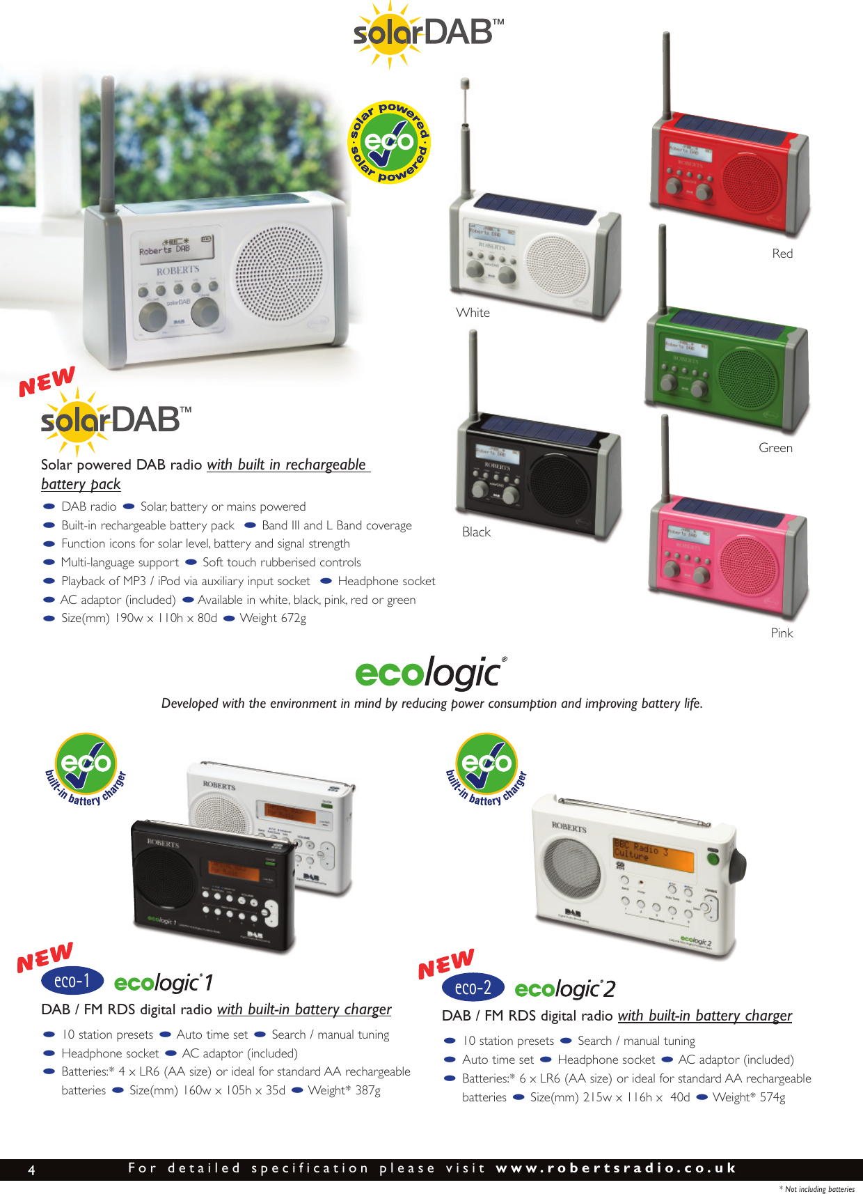 Page 4 of 8 - Roberts-Radio Roberts-Radio-The-Digital-Radio-Collection-Users-Manual-  Roberts-radio-the-digital-radio-collection-users-manual