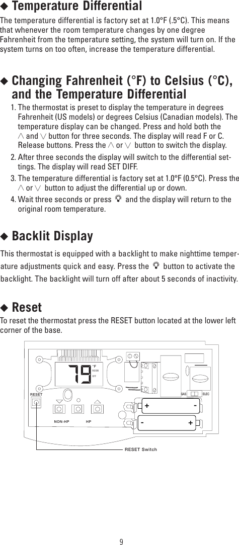 Page 9 of 12 - Robertshaw Robertshaw-9405-Users-Manual- 110-1042  Robertshaw-9405-users-manual