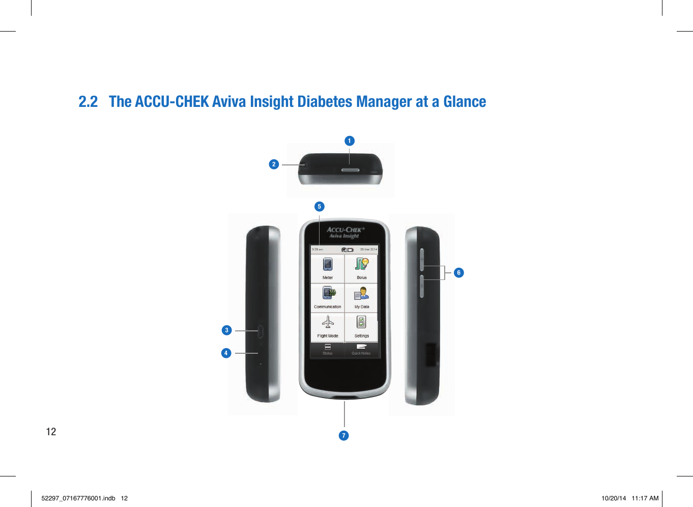 16723452.2  The ACCU-CHEK Aviva Insight Diabetes Manager at a Glance 1252297_07167776001.indb   12 10/20/14   11:17 AM