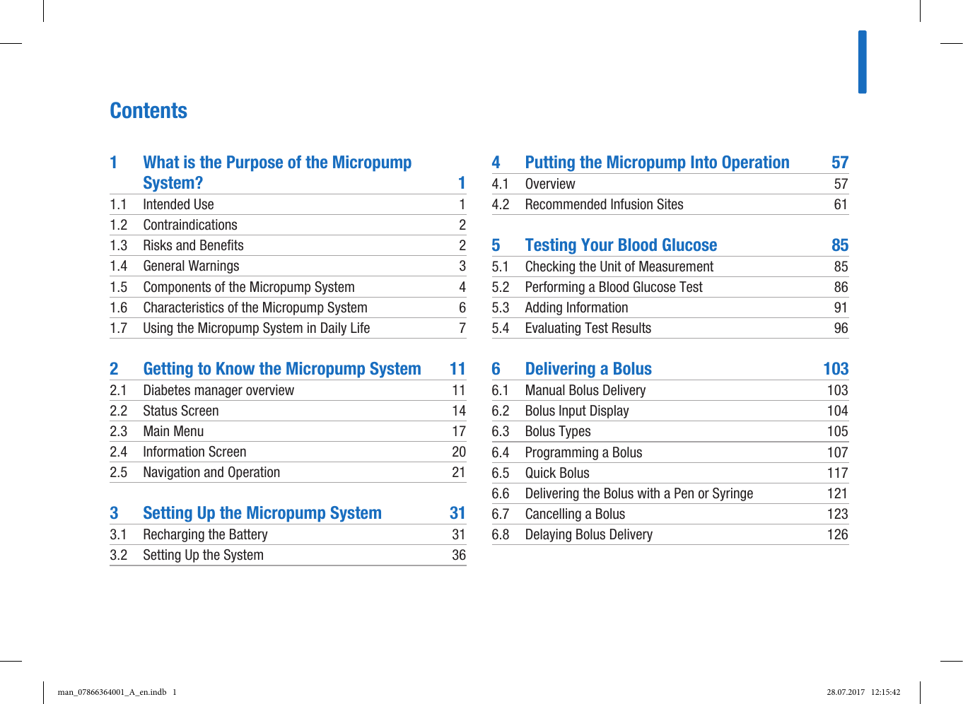 Page 1 of Roche Diagnostics Diabetes Care GW Accu-Chek  Solo micropump User Manual Part 1
