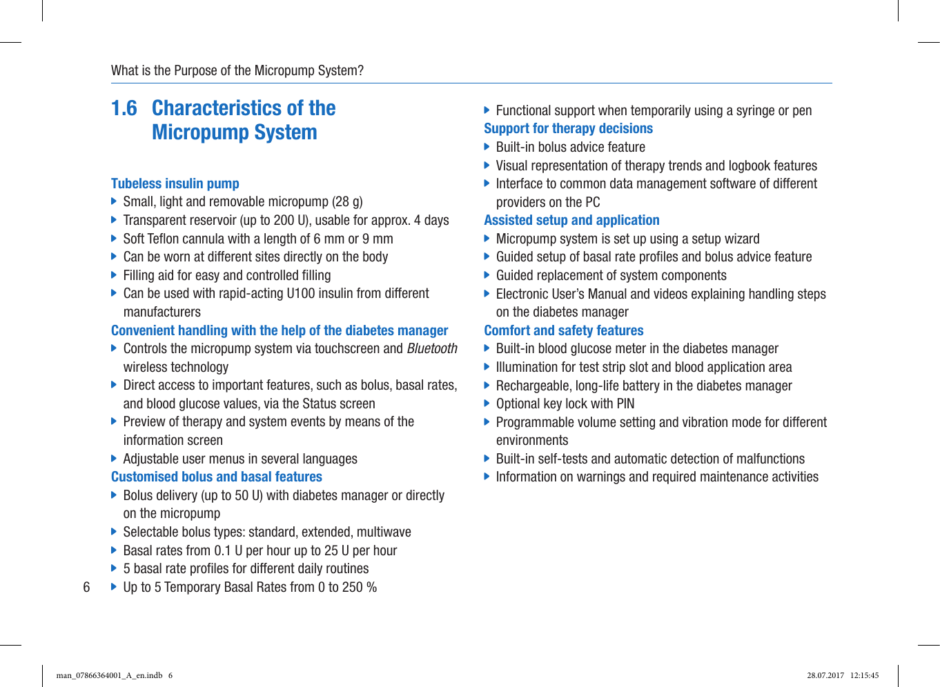 Page 14 of Roche Diagnostics Diabetes Care GW Accu-Chek  Solo micropump User Manual Part 1