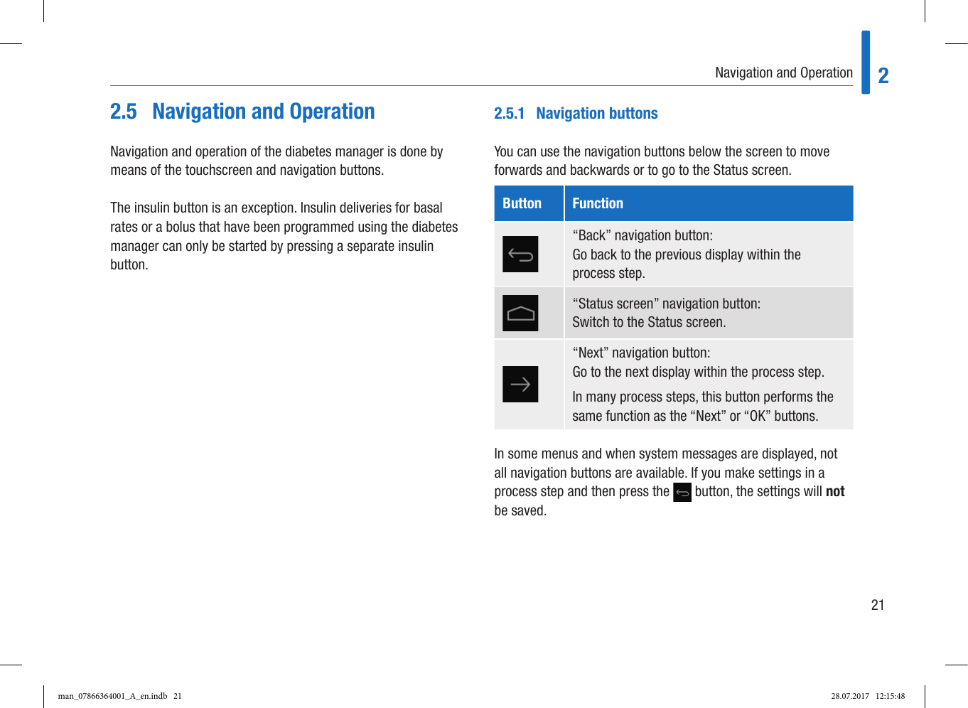 Page 29 of Roche Diagnostics Diabetes Care GW Accu-Chek  Solo micropump User Manual Part 1