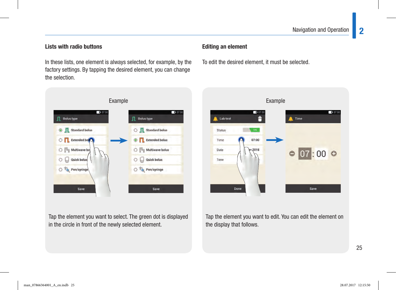 Page 33 of Roche Diagnostics Diabetes Care GW Accu-Chek  Solo micropump User Manual Part 1