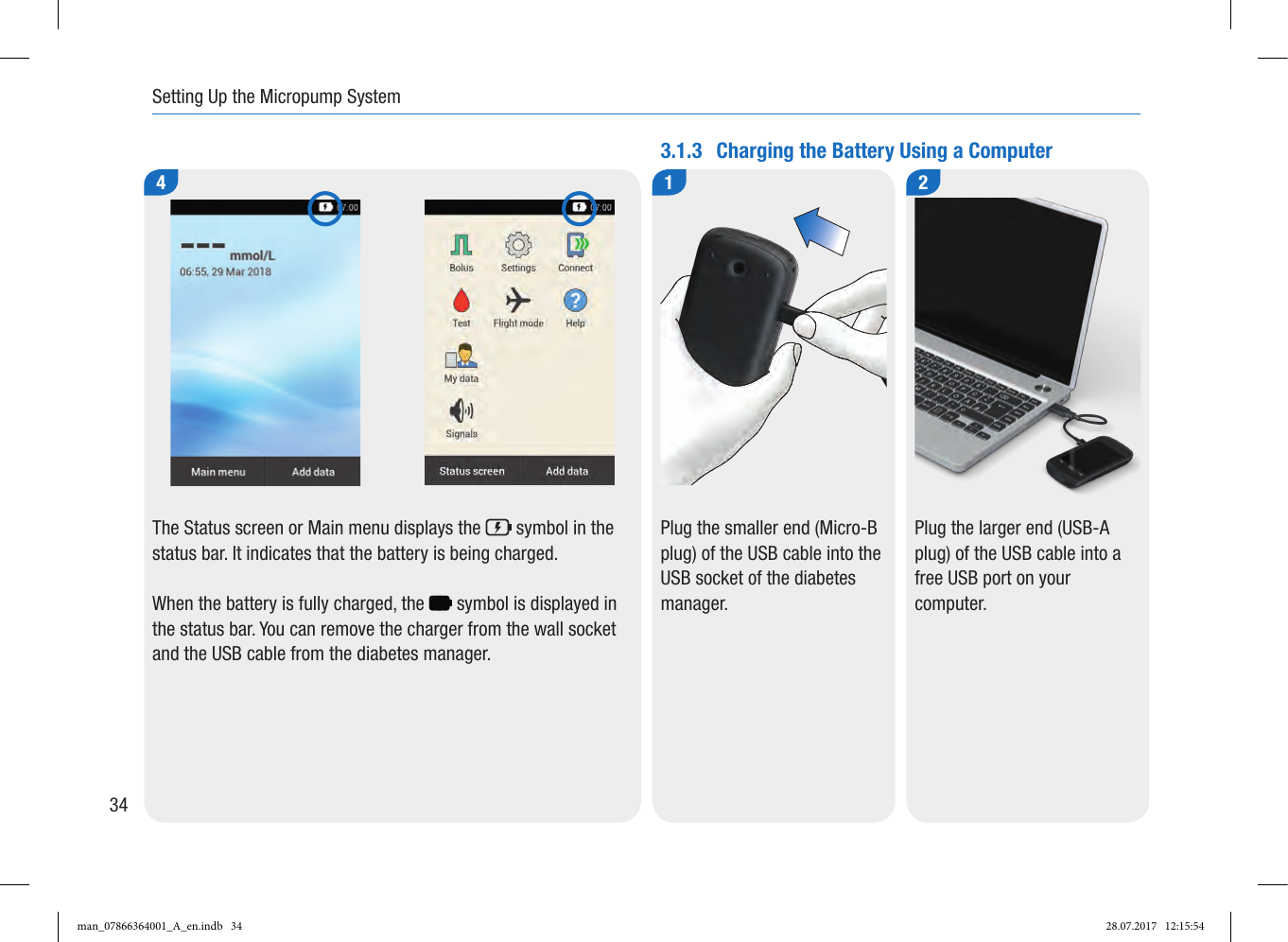 Page 42 of Roche Diagnostics Diabetes Care GW Accu-Chek  Solo micropump User Manual Part 1