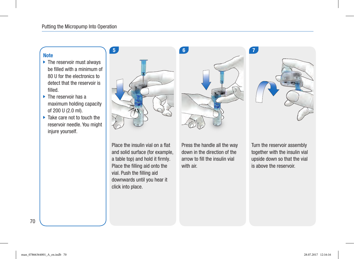 Page 12 of Roche Diagnostics Diabetes Care GW Accu-Chek  Solo micropump User Manual Part 2