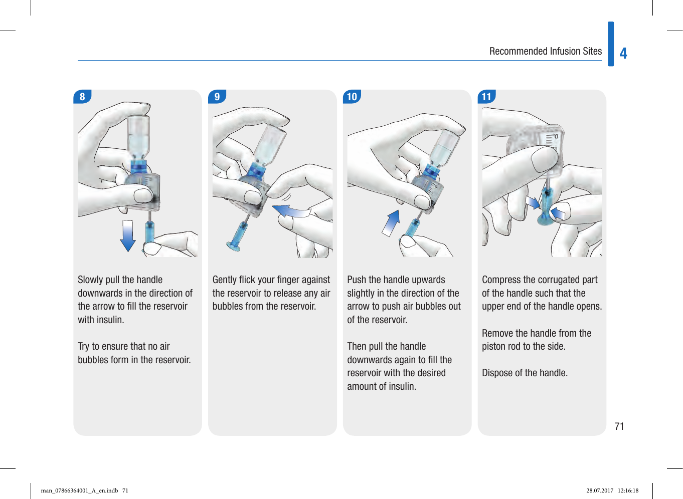 Page 13 of Roche Diagnostics Diabetes Care GW Accu-Chek  Solo micropump User Manual Part 2