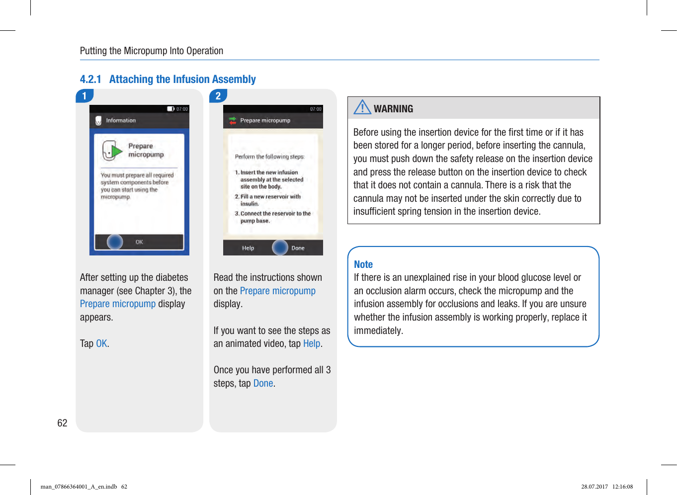Page 4 of Roche Diagnostics Diabetes Care GW Accu-Chek  Solo micropump User Manual Part 2