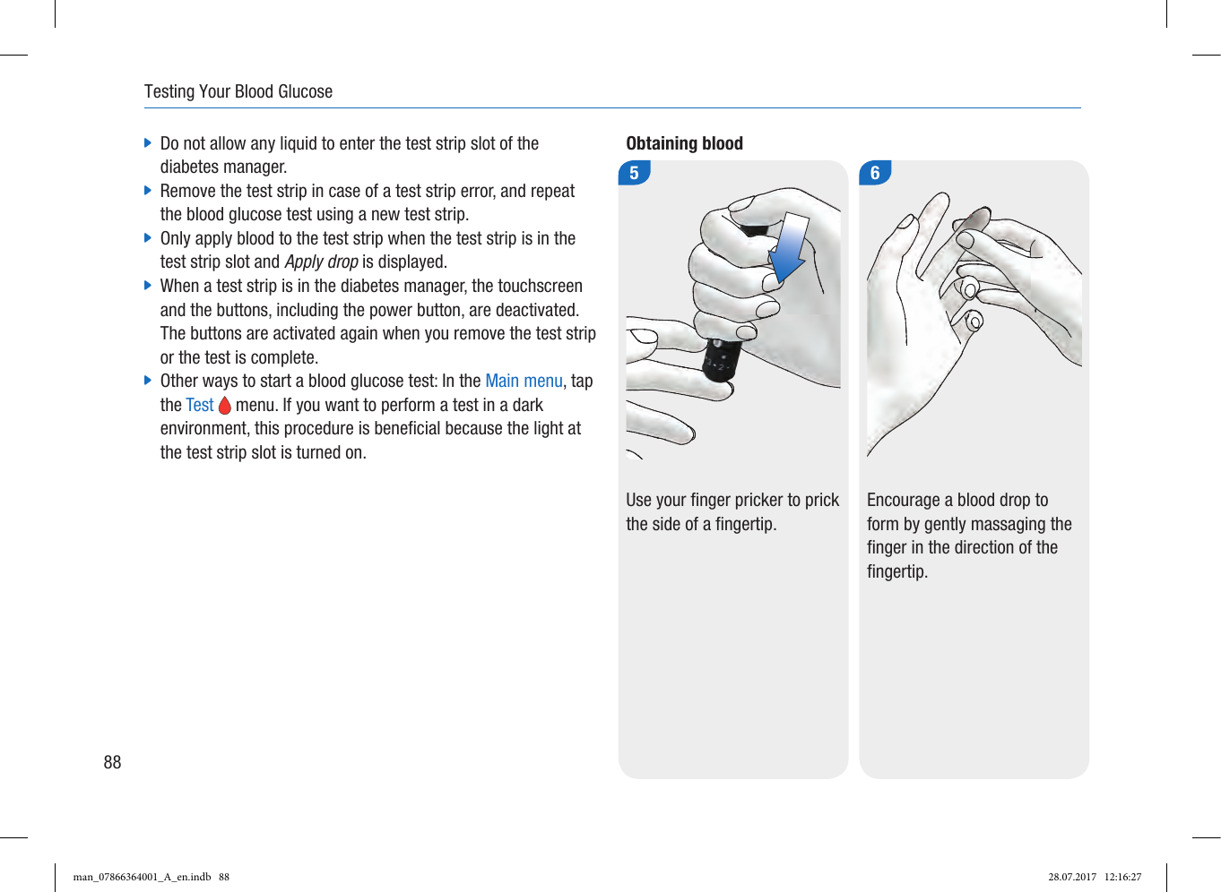 Page 2 of Roche Diagnostics Diabetes Care GW Accu-Chek  Solo micropump User Manual Part 3