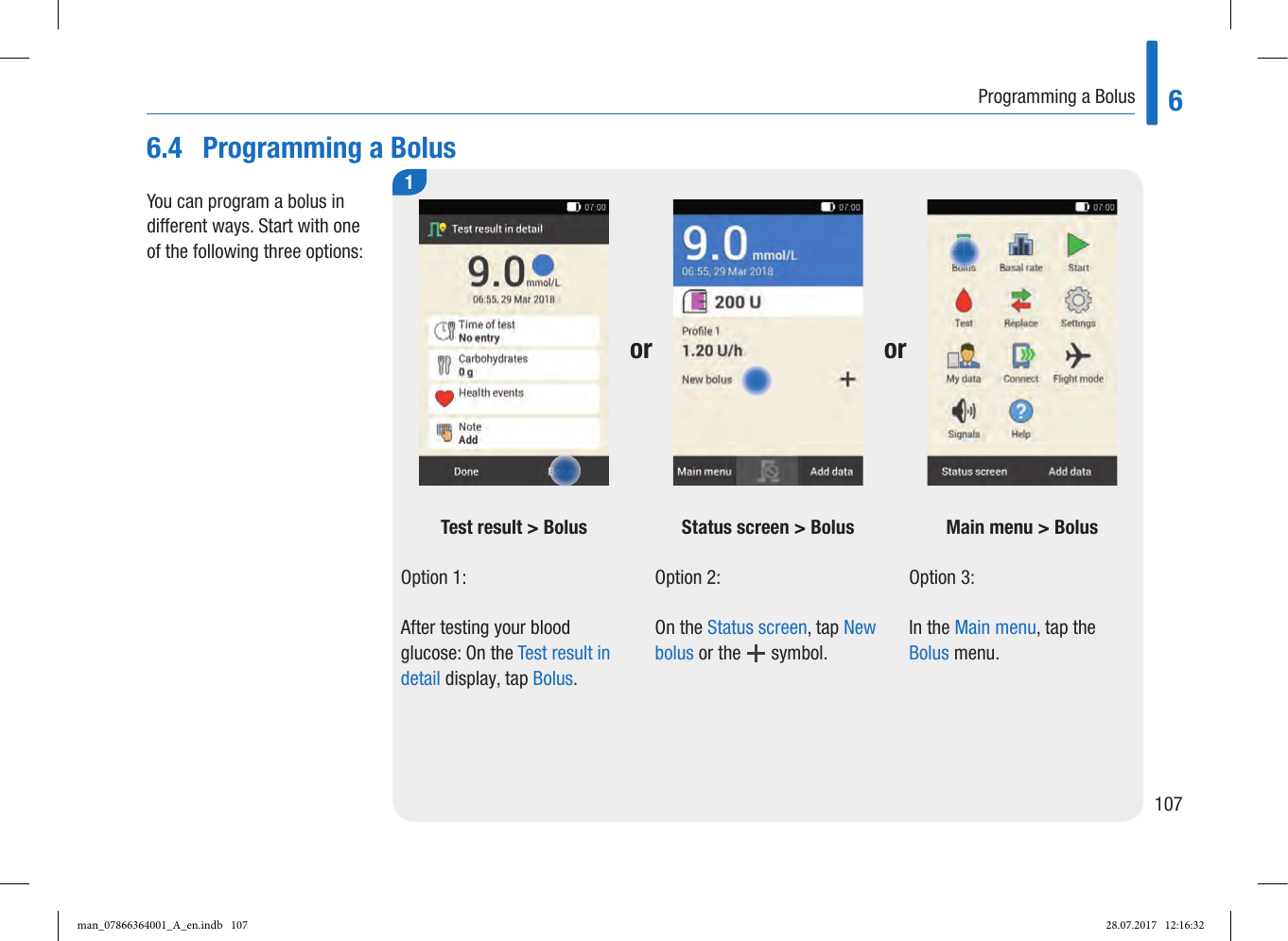 Page 21 of Roche Diagnostics Diabetes Care GW Accu-Chek  Solo micropump User Manual Part 3