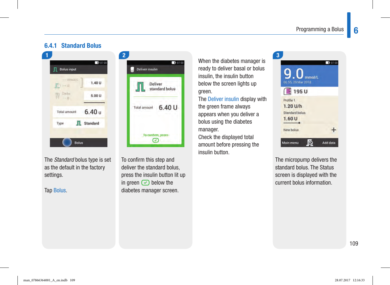Page 23 of Roche Diagnostics Diabetes Care GW Accu-Chek  Solo micropump User Manual Part 3