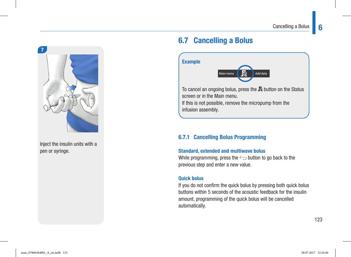 Page 37 of Roche Diagnostics Diabetes Care GW Accu-Chek  Solo micropump User Manual Part 3