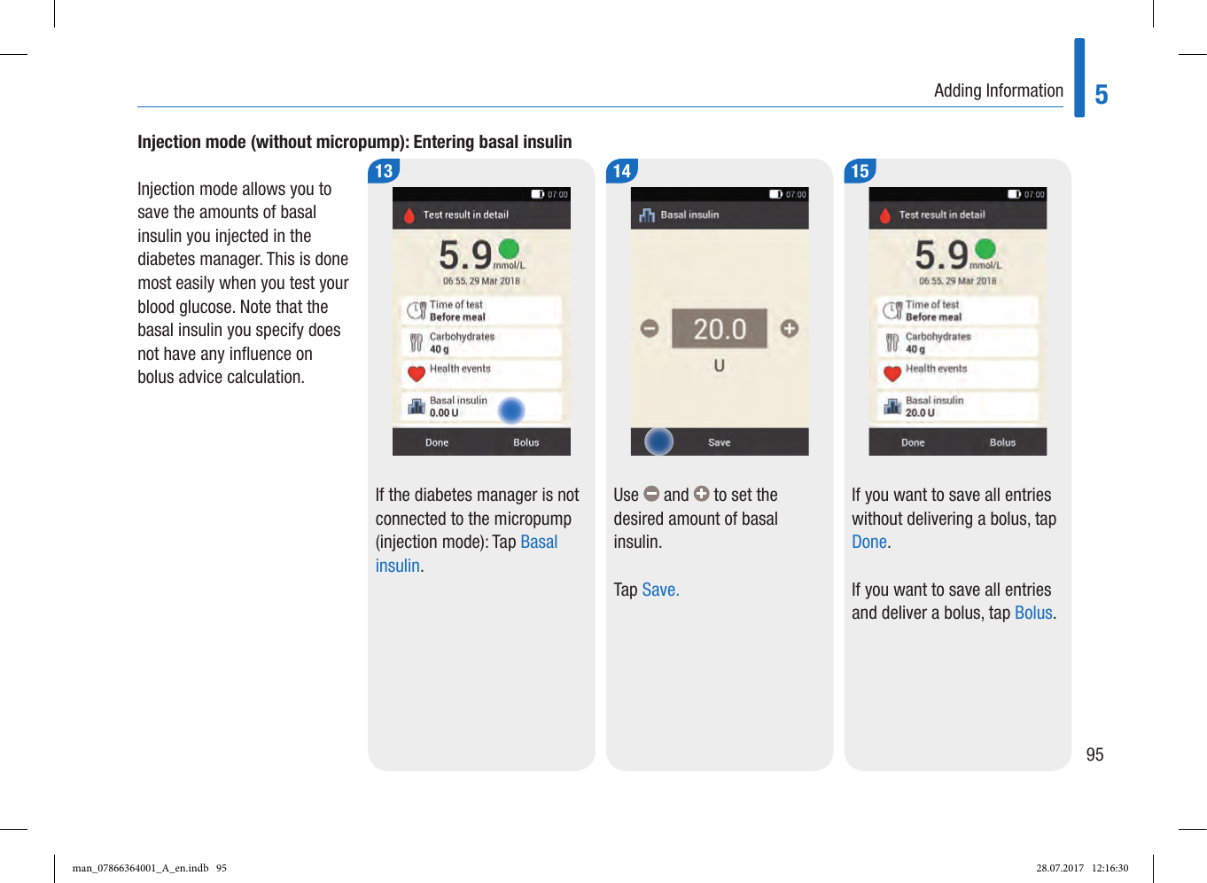 Page 9 of Roche Diagnostics Diabetes Care GW Accu-Chek  Solo micropump User Manual Part 3
