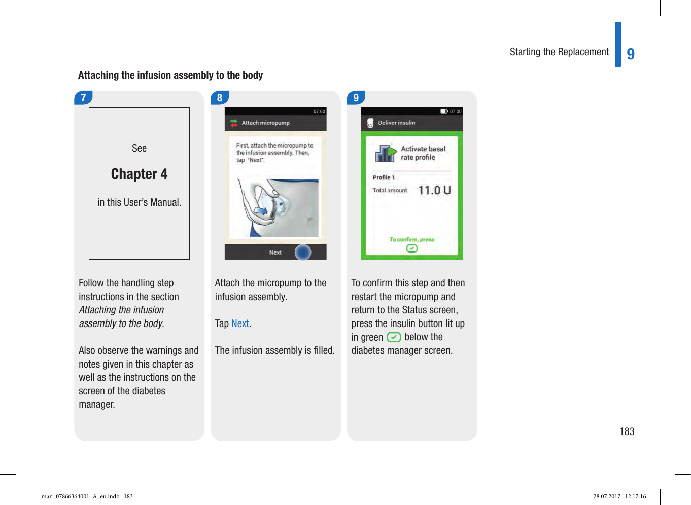 Page 15 of Roche Diagnostics Diabetes Care GW Accu-Chek  Solo micropump User Manual Part 4