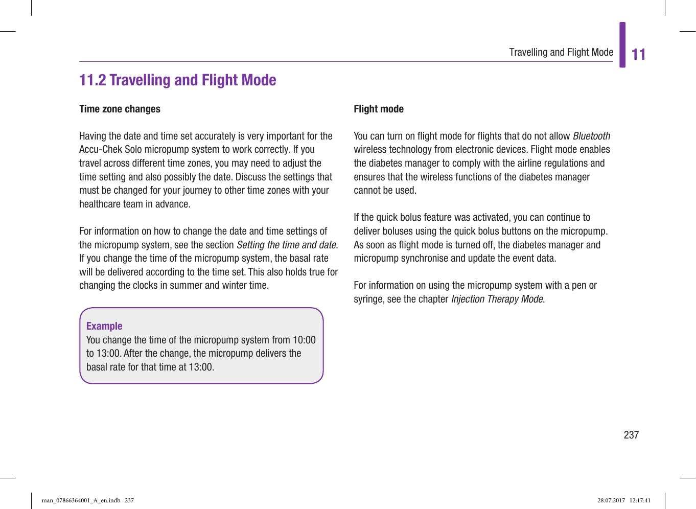 Page 69 of Roche Diagnostics Diabetes Care GW Accu-Chek  Solo micropump User Manual Part 4