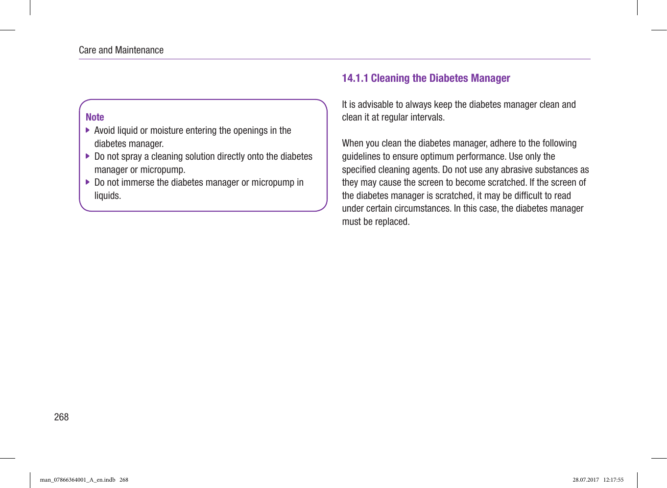 Page 23 of Roche Diagnostics Diabetes Care GW Accu-Chek  Solo micropump User Manual Part 5