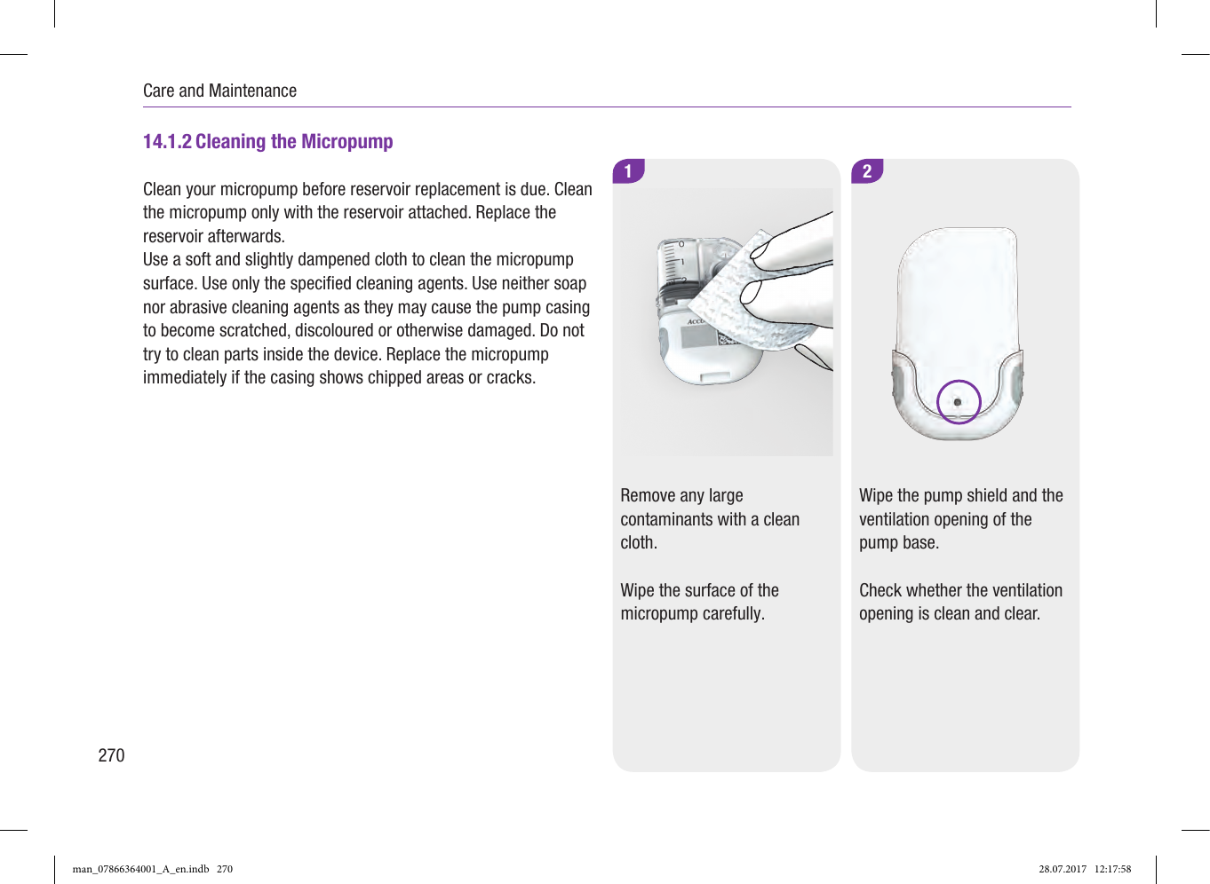 Page 25 of Roche Diagnostics Diabetes Care GW Accu-Chek  Solo micropump User Manual Part 5