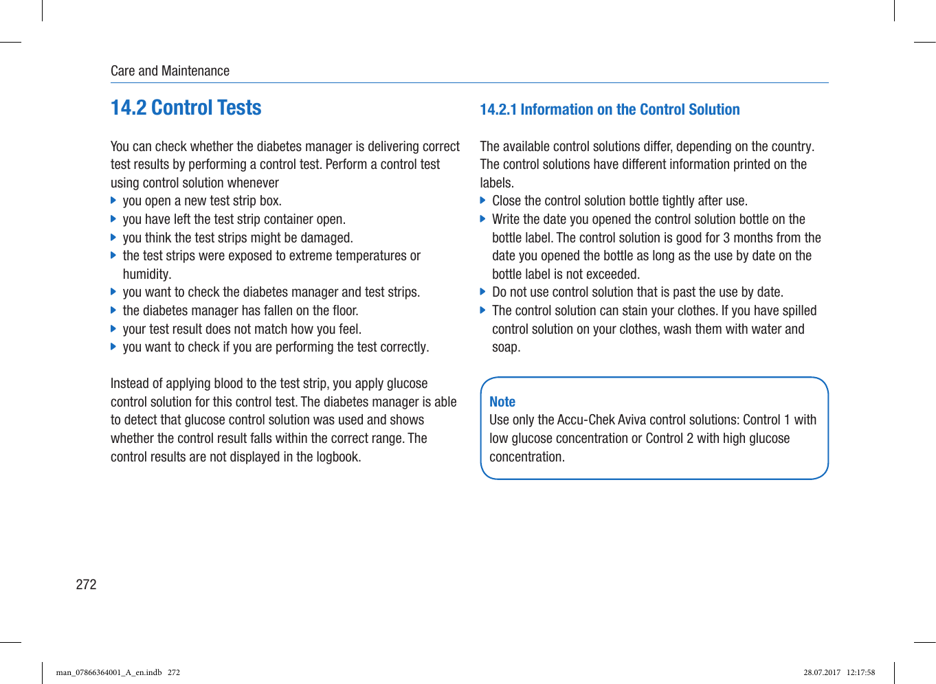 Page 27 of Roche Diagnostics Diabetes Care GW Accu-Chek  Solo micropump User Manual Part 5