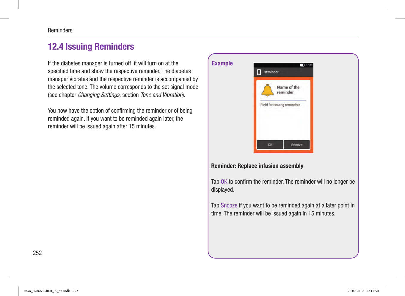 Page 7 of Roche Diagnostics Diabetes Care GW Accu-Chek  Solo micropump User Manual Part 5