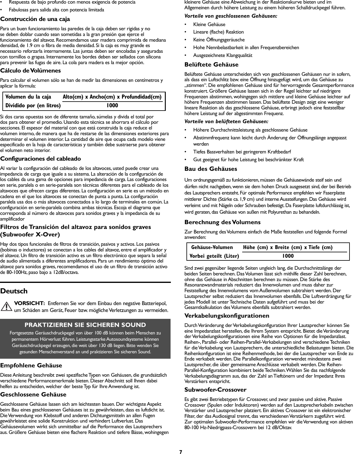 Page 7 of 8 - Rockford-Fosgate Rockford-Fosgate-P1S4-12-Users-Manual- 1230_53313_01 RF P1SubW2007  Rockford-fosgate-p1s4-12-users-manual