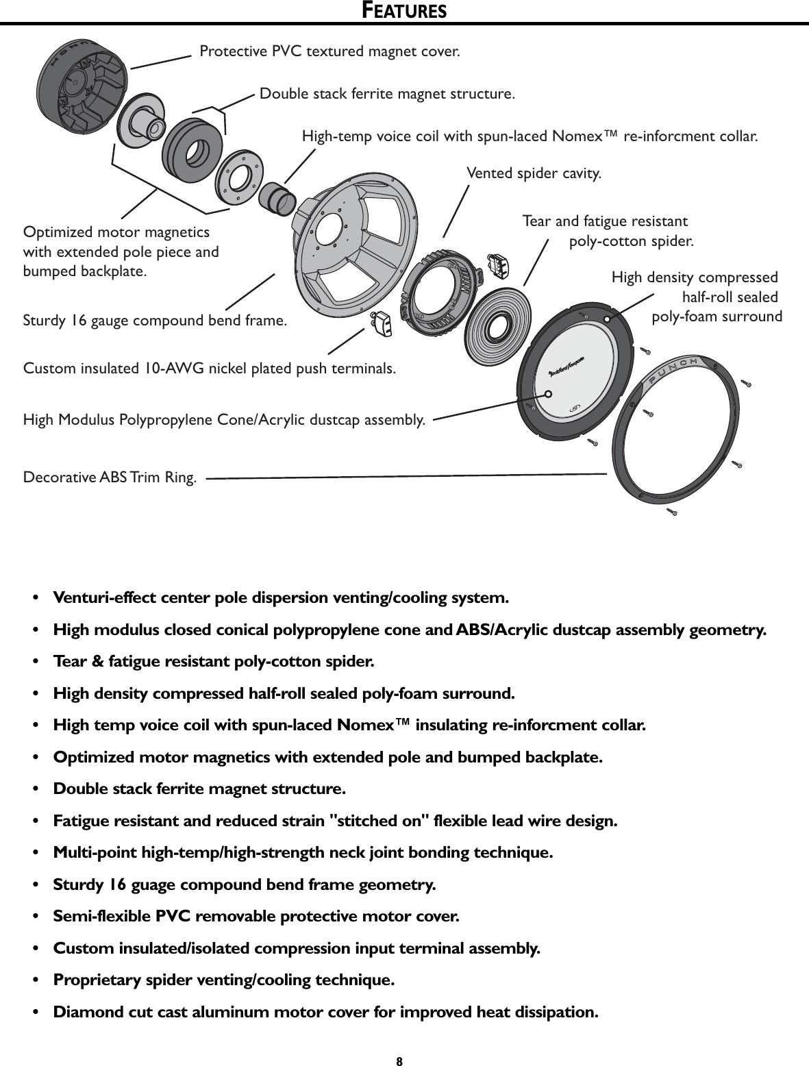 Page 8 of 8 - Rockford-Fosgate Rockford-Fosgate-P2D210-Users-Manual- 1230_53314_01 RF P2SubW2007  Rockford-fosgate-p2d210-users-manual